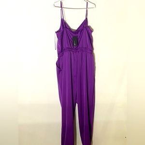 purple fashion nova jumpsuit